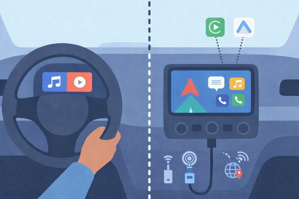 اتصال گوشی به مالتی مدیا